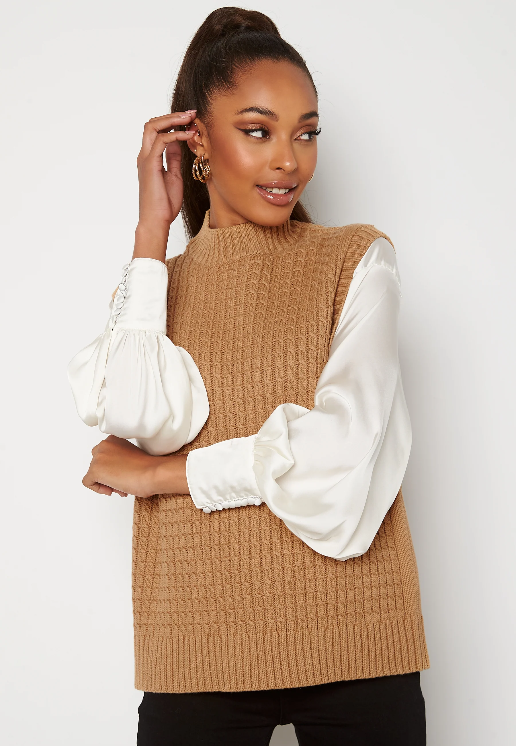 Vema S/L Vest Knit