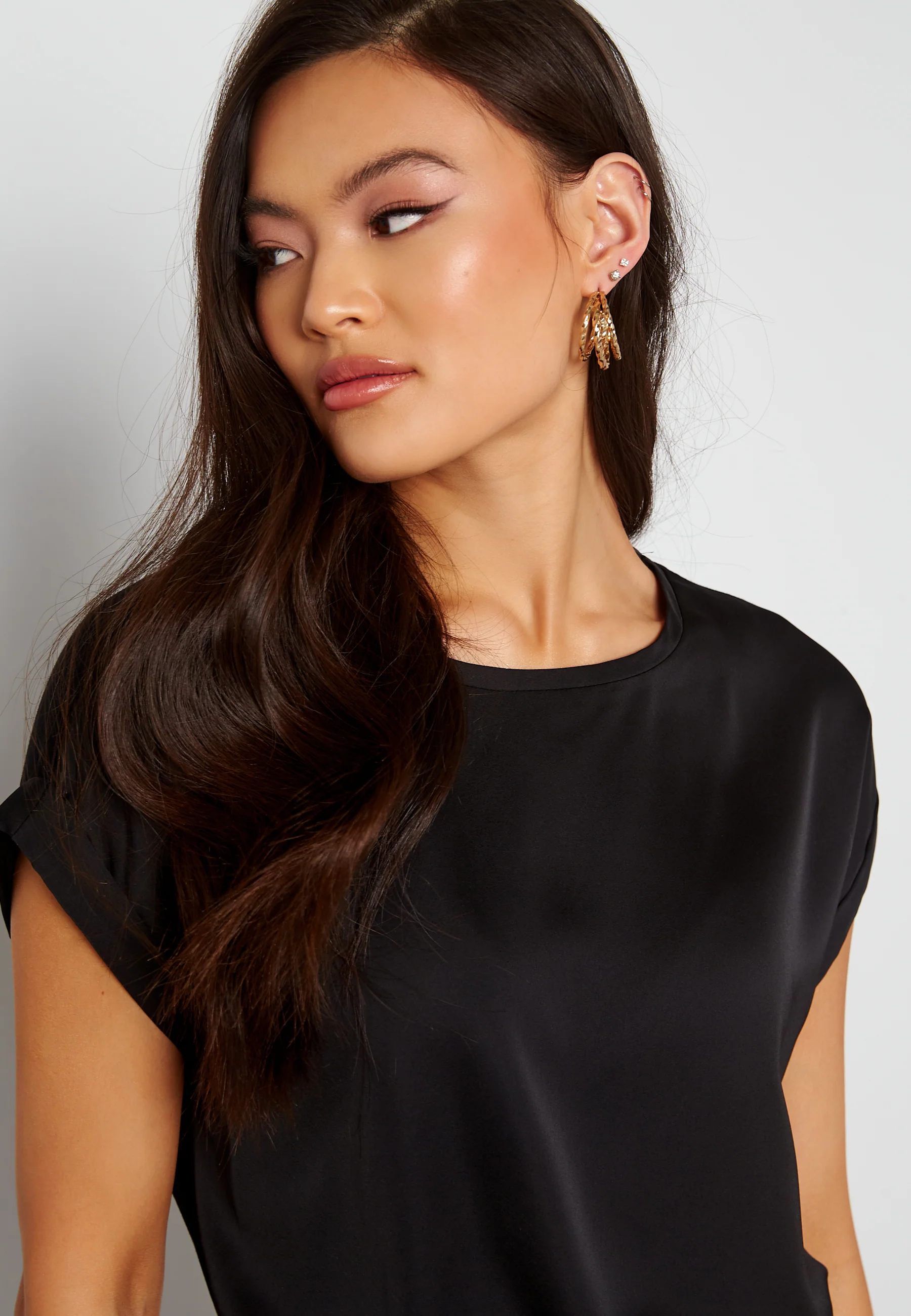 Viellette S/S Satin Top - Image 4