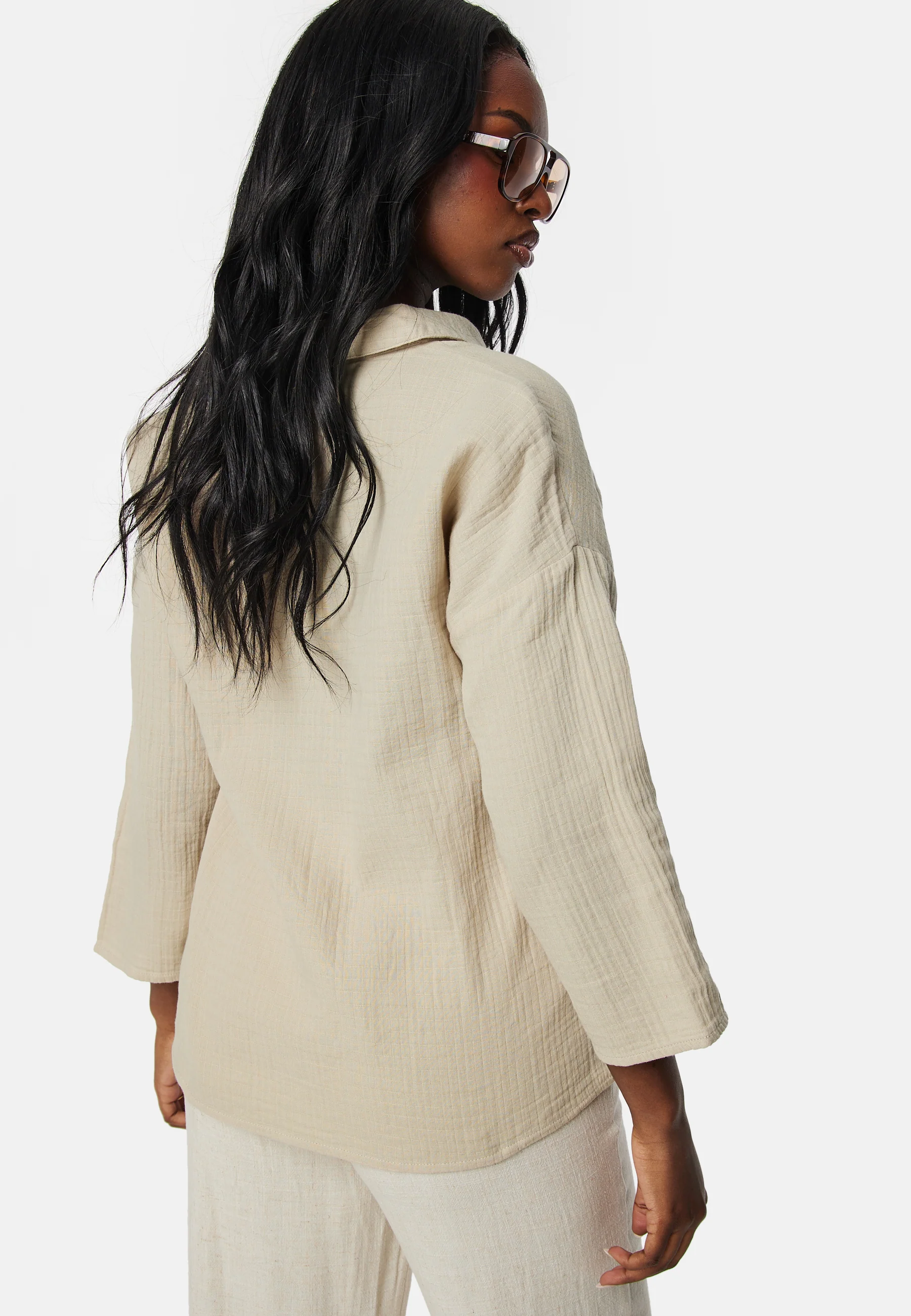Vilania button 3/4 shirt - Image 2