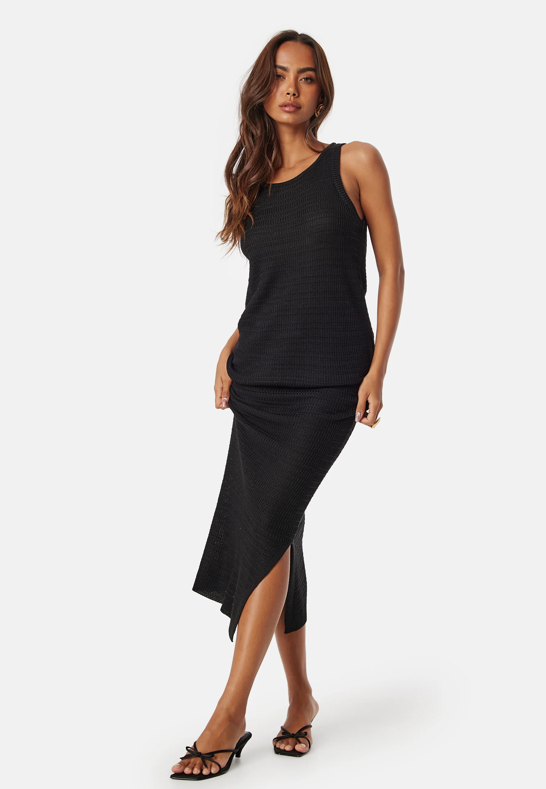 Vimargot open O-Neck S/L knit top - Image 3