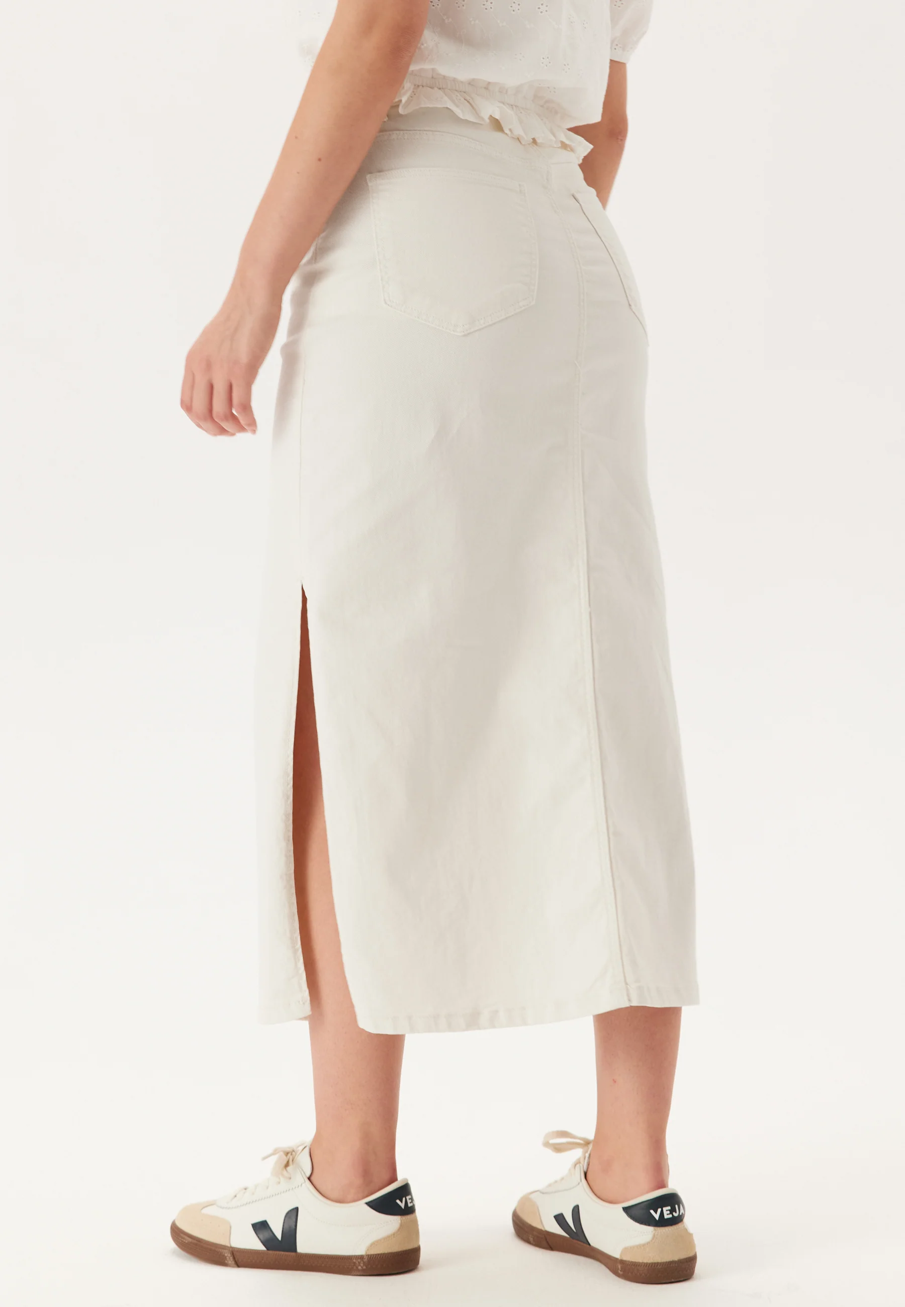 Vinus Hw Midi Denim Skirt - Image 2