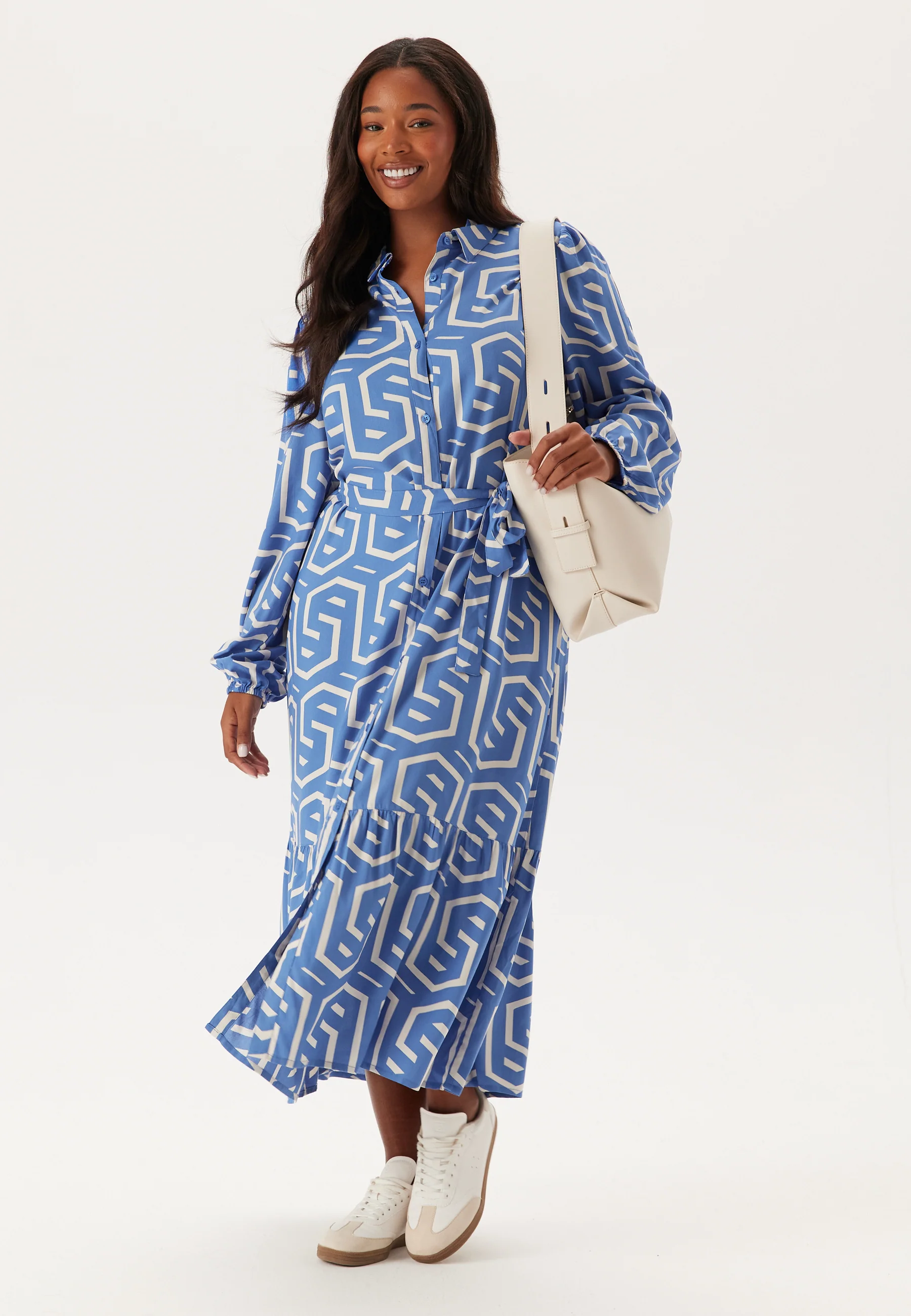 Viscose Long Sleeve Dress - Image 5