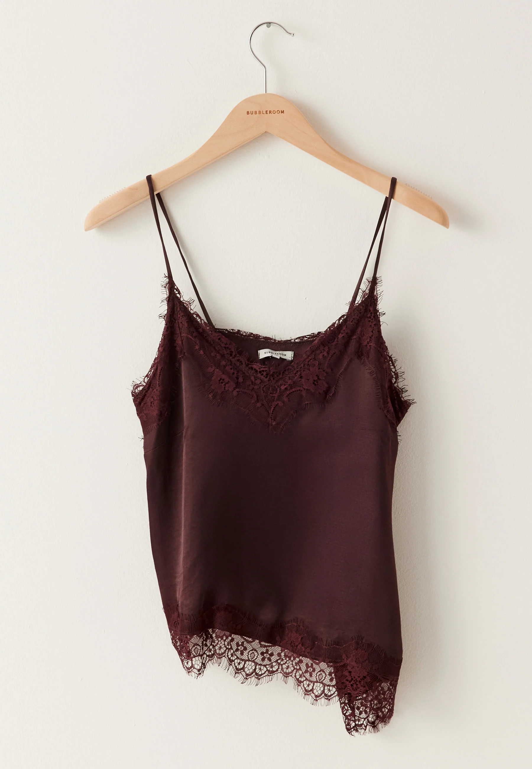 Viscose Satin Lace Singlet - Image 7