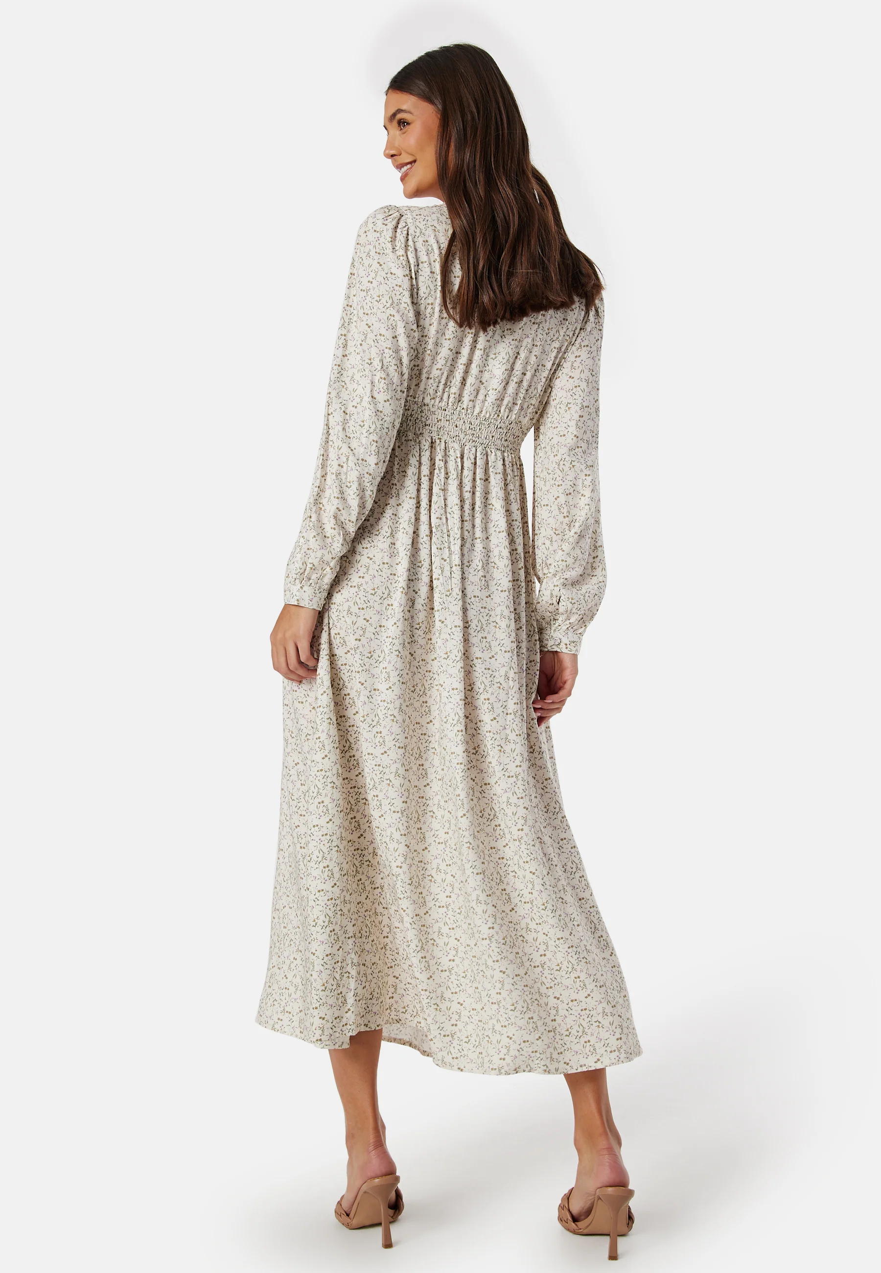 Viscose V-neck Maxi Dress - Image 3