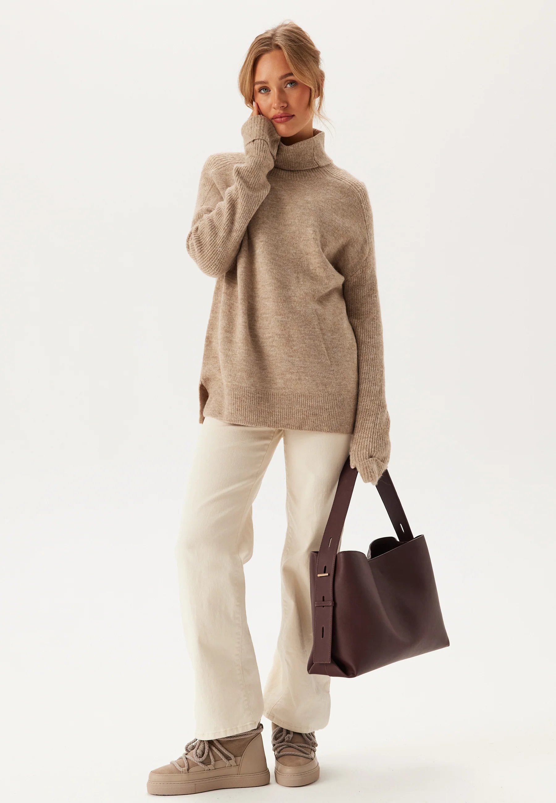 Vmjupiter Ls Highneck Pullover - Image 3