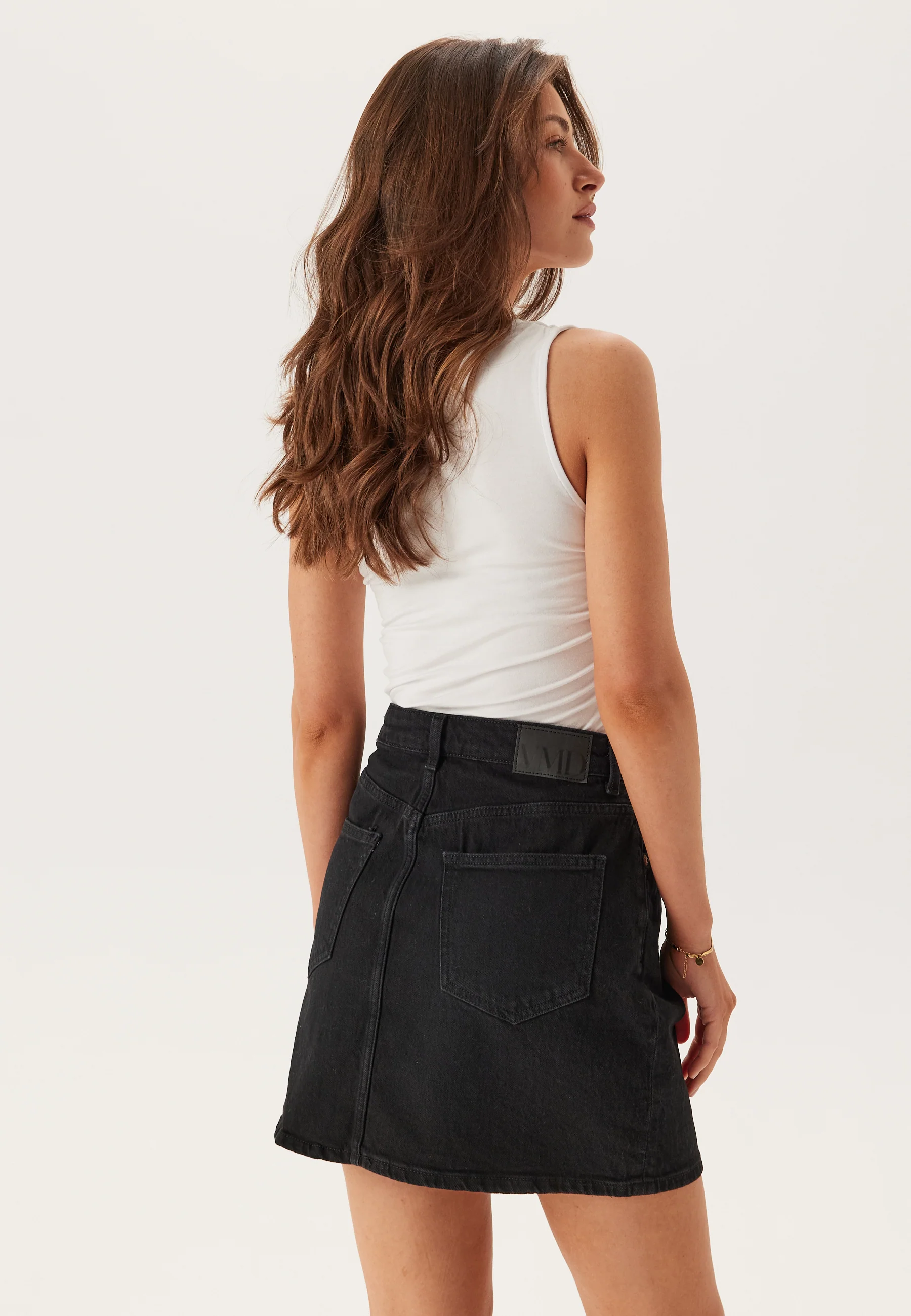 Vmtessa High Rise short denim skirt - Image 2