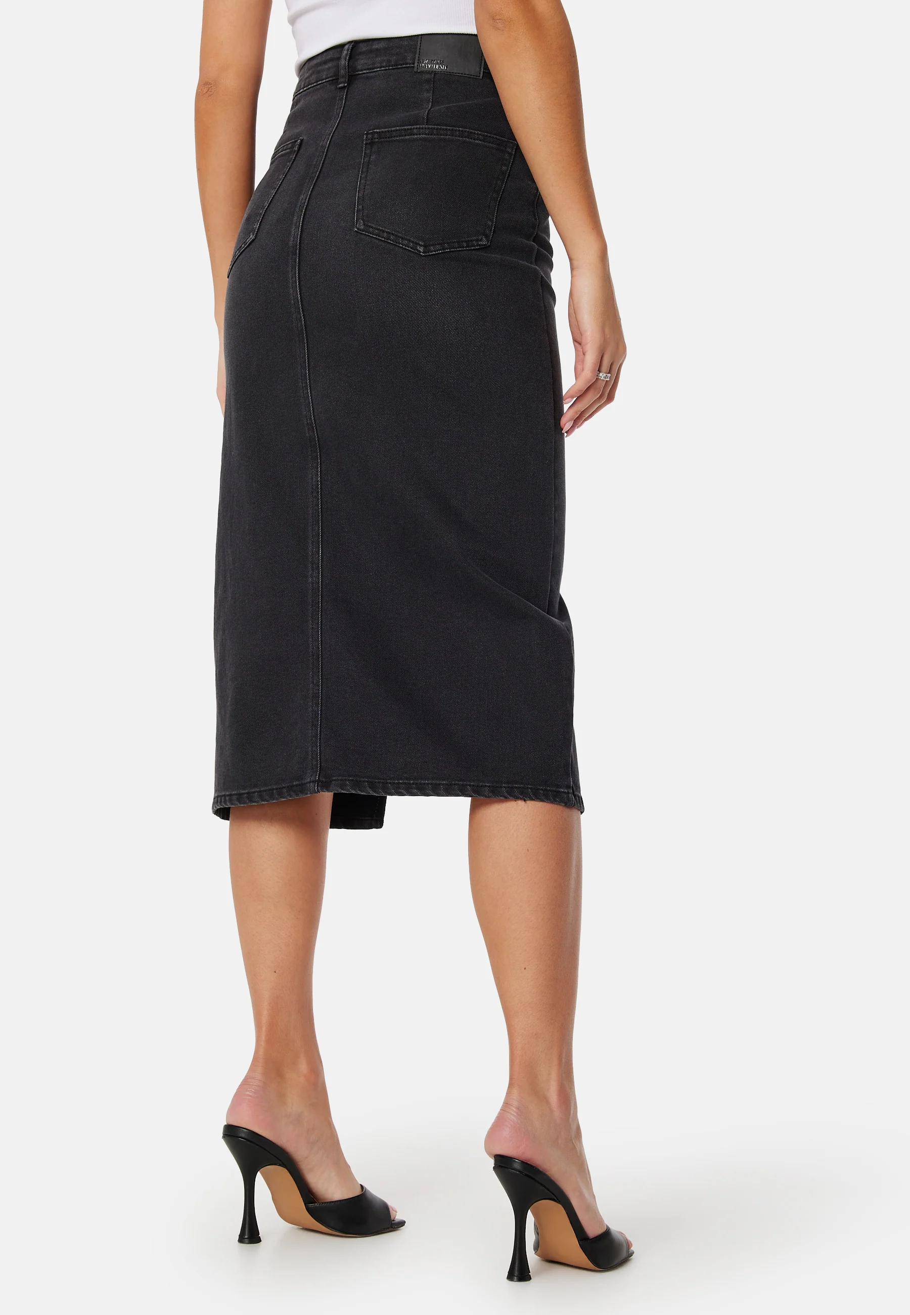 Vmveri High Rise calf denim skirt - Image 3