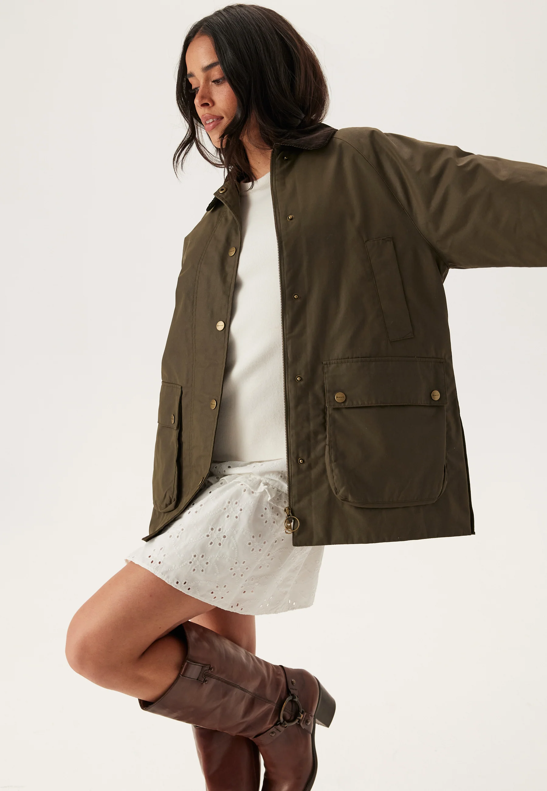 Waxed Cotton Barn Jacket